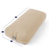 Yoga Bolster Pillow Meditation Pillow w/Washable Cover & Carry Handle - 4 of 4