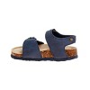 Rugged Bear Hook and Loop Girls' Boys' Footbed Sandals with Buckle Detail - Casual, Flat, Open Toe, Lightweight Summer Shoes (Toddler) - 2 of 4