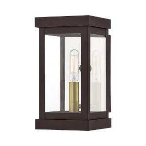 Livex Lighting Hopewell 1 - Light Wall Light in  Bronze - 1 of 2