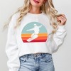 Simply Sage Market Women's Graphic Sweatshirt Snowboard With Stripes - 2 of 4