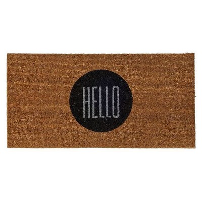 Coir Door Mat "Hello" - 3R Studios