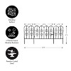 Plow & Hearth Montebello Iron Garden Fencing with Gate - 3 of 4