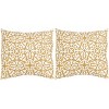 Quixote Pillow (Set of 2) - Sienna - 20"X20" - Safavieh - 2 of 2