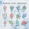 Junior's Women Lost Gods Zodiac Sign Birthstones Crop T-Shirt - 2 of 4
