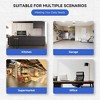 Stainless Steel Shelves,16x31x53 in Storage Shelf 4-Tier Heavy Duty Storage Rack - 4 of 4