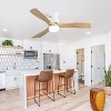 BestParts 52 Inch Ceiling Fan, Lighted Ceiling Fan, Remote Control - 6 Speeds, Ultra Quiet DC Motor, Solid Wood Blades - 4 of 4