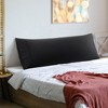 PiccoCasa Body Soft Cotton Envelope Closure Bolster Full Body Pillowcases 1 Pc - 2 of 3