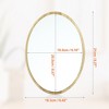 Unique Bargains Natural Wooden Foldable Makeup Mirror Beige 1 Pc - 3 of 4