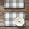Annie Buffalo Check Grey Placemat Set of 2 13x19 VHC Brands - 4 of 4