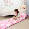 Butterfly Craze Butterfly Craze Floor Pillow Case, Mattress Bed Lounger Cover, Polka Pink, King Size - for Kids & Adults, - 2 of 4