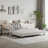 Homhougo Twin Size Daybed Frame, Metal Sofa Bed Frame, Heavy Duty Metal Slats, Day Bed for Living Room, Bedroom, Guest Room, Space Saving, Gold - 3 of 4