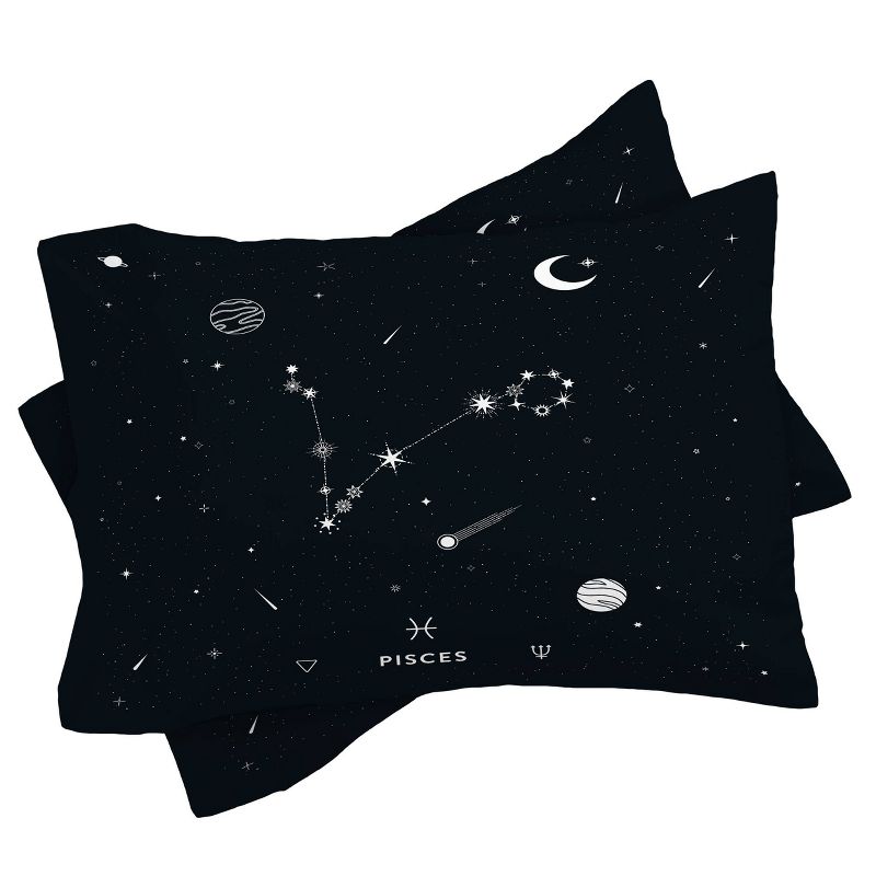 Cuss Yeah Designs Pisces Star Constellation Comforter Set - Deny Designs, 4 of 9