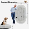 PureWags Human Dog Bed, Dog Bed for Large Dogs and Adults Large Surface Area Fits Both Pet and Owner, Includes Storage Pocket - 4 of 4