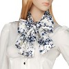 Slickblue White Plum Blossom Chinese Style Silk Scarf, Soft & Lightweight, Elegant Fashion Accessory for Women, 2 Sizes - 3 of 4
