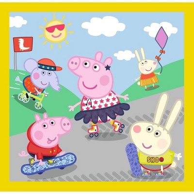 Clementoni - 38809 - Frame Me Up Puzzel - Peppa Pig - 60 stukjes - Kinderpuzzel met frame - gemaakt in Italië, 6 jaar en ouder