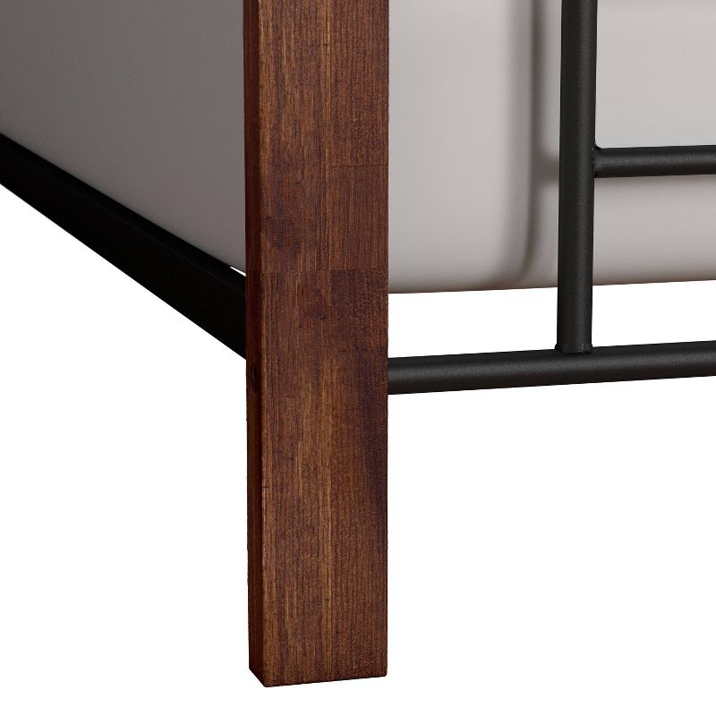Raymond Metal Bed Brown - Hillsdale Furniture, 5 of 12