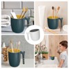 Unique Bargains Home Travel Durable Plastic Toothbrush Holder Toothbrush Cup 1 Pc - 4 of 4