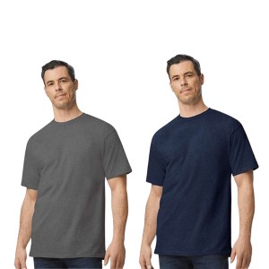 EG PRO Tall Men T Shirts Crew Neck Tee Cotton Plain Shirts - 1 of 4