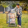 East Oak Ridgewood 30" Electric Smoker with Leg Kit and Glass Door - 2 of 4