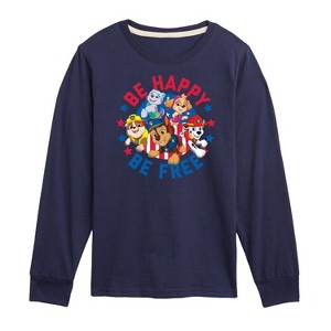 Boys' - Paw Patrol - Americana Long Sleeve Graphic T-Shirt - 1 of 4