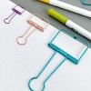 Wrapables Hollow Binder Clips for Office in Assorted Sizes, Paper Clamps, Paper Clips (Set of 20) - 4 of 4