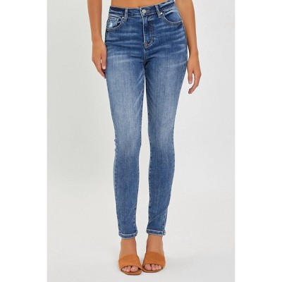 Women's Mid Rise Ankle Skinny Jeans - RISEN