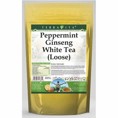 TerraVita Peppermint Ginseng White Tea (Loose) (4 oz, ZIN: 542923)