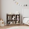ODK Stylish Wooden Toy Shelf, Toy Storage and Organization Shelf, Double-Layer Children's Bookshelf, Ideal for Game Rooms and Corridors - 3 of 4