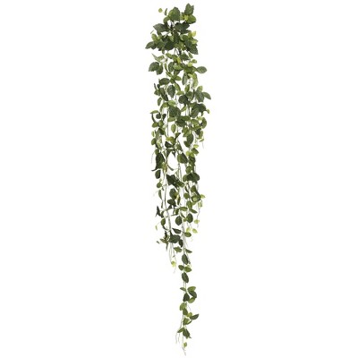 Vickerman 65" Artificial Green Fittonia Hanging Bush.