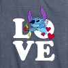 Women's - Lilo and Stitch - Love Cupid Stitch Short Sleeve Graphic T-Shirt - 2 of 4