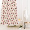 Evanjelina and Co Berry Meadows 2 Shower Curtain Green - Deny Designs: Abstract Microfiber, Machine Washable, 69"x72" - 2 of 2