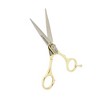 Unique Bargains Stainless Steel Hair Beauty Scissors Silver Tone 6.4 Inch 1 Pc - 3 of 4
