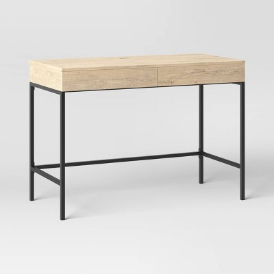 Loring wood deals l shaped desk