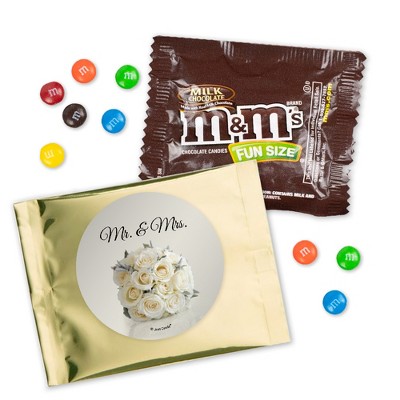 M&M's Milk Chocolate Wedding Candy Favors (20 Pack), Perfect for Wedding Recepti