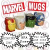 Bazillion Dreams Marvel Avengers 4-Pack Mugs - Superhero-Inspired Glass Cups Featuring Hulk, Captain America, Iron Man, and More! - 2 of 4