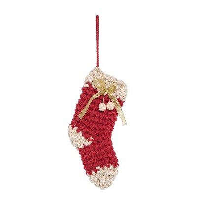 Gallerie II Macrame Christmas Stocking