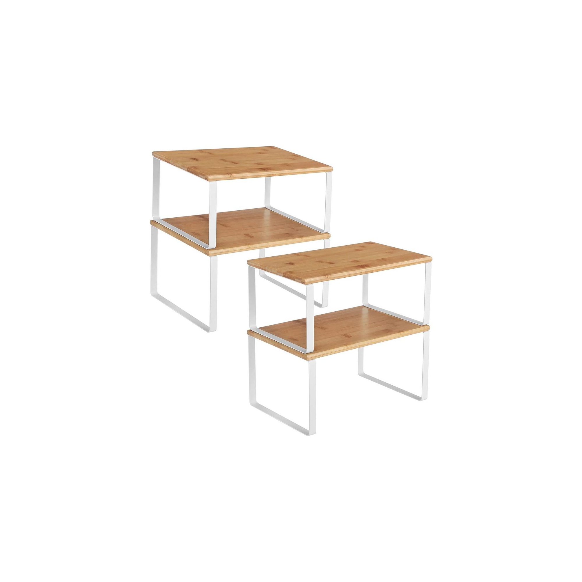 SONGMICS Cabinet Shelf Organizers