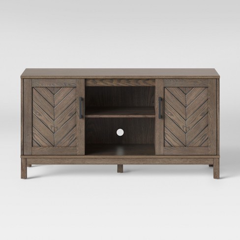 Eastford V Pattern Tv Stand Brown Threshold Target