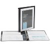 Avery Heavy-Duty View 3 Ring Binders, 0.5" One Touch Slant Rings, 4 Black Binders (79708) - 3 of 4