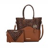 MKF Collection Iris Snake Embossed Women’s Tote Bag with matching Wristlet Pouch by Mia K - 2 of 4