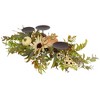 Northlight Sunflower and Pumpkins Fall Harvest Triple Candle Holder - 28" - 4 of 4