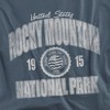 Rocky Mountain National Park Established Date Adult T-Shirt Slate - 2 of 4