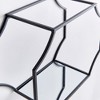 Plum & Post 19.75"W x 7"D x 15.5"H and 17.75"W x 7"D x 14"H and 15.75"W x 7"D x 11.75"H Hudson Mirrored Wall Shelves Set of 3 - 4 of 4