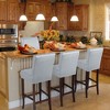 PiccoCasa Waterproof PU Leather Pub Counter Height Side Chair Covers with Elastic Band - 2 of 4