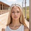 Unique Bargains Women's Flowers Hairband 1 Set - 2 of 4