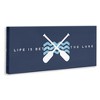 Stupell Industries Better At Lake with Crossed Oars, 30" x 13" - 3 of 4