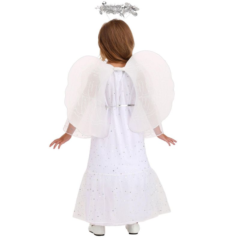 HalloweenCostumes.com Girl's Darling Angel Toddler Costume, 2 of 3