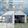 GustoWave 10x20 FT Waterproof UV-Resistant Heavy-Duty Canopy Carport - 3 of 4