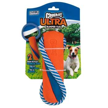 Chuckit! Ultra Bumper Tug Dog Toy - Orange & Blue