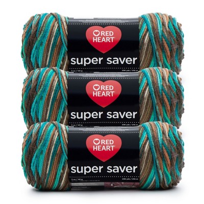 Red Heart Super Saver Yarn 24 Pack-Reef
